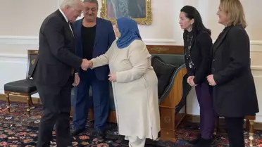 Alman Cumhurbaşkanı Mölln saldırısında yakınlarını kaybeden Arslan ailesini kabul etti