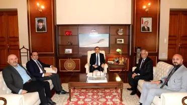 Vali Öksüz, Başkan Koç'u ağırladı