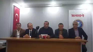 Tez-Koop-İş İşçileri Ondokuz Mayıs Üniversi'ne Grev Kararı Astı