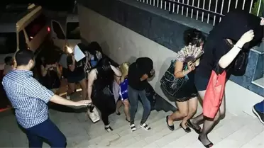 Trabzon'da eşzamanlı fuhuş operasyonu: 20'si yabancı uyruklu, 47 kadın yakalandı