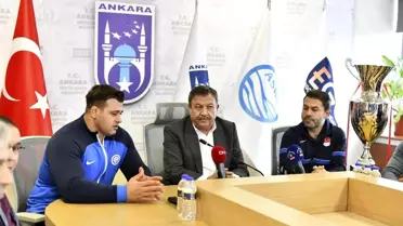 Şampiyon ASKİ Spor'dan, Başkan Yüksel Arslan'a ziyaret