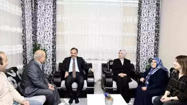 Vali Kızılkaya şehit ailesi ile bir araya geldi