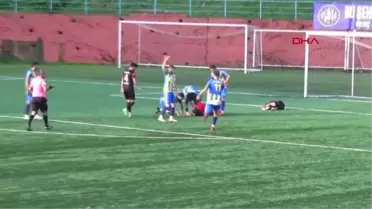 SPOR Kaleci futbolcuyla çarpıştı: Kafa kemiklerinde kırıklar var, yoğun bakıma alındı