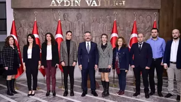 Aydınlı girişimciler, Vali Aksoy'a ürünlerini tanıttı