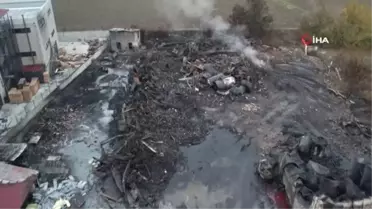 Milyonluk fabrikadan geriye harabe kaldı