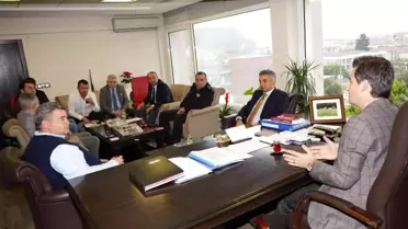 Alaçatı'daki yerel derbi maçı için güvenlik toplantısı gerçekleştirildi