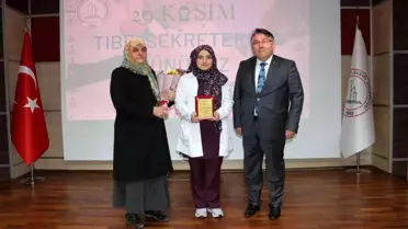 ZBEÜ Hastanesinde Tıbbı Sekreterler Günü Kutlandı
