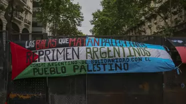 Arjantin'de Filistin halkına destek gösterisi düzenlendi