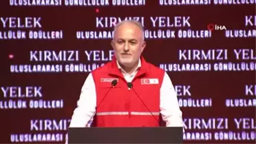 Emine Erdoğan, Uluslararası Kırmızı Yelek Gönüllülük Ödül Töreni'nde konuştu