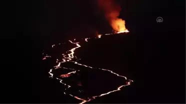 Dünyanın en büyük aktif yanardağı Mauna Loa 38 yıl sonra harekete geçti (2)