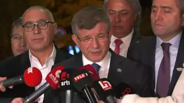 Davutoğlu: Hepimizin Yaklaşan Seçim Ortamıyla İlgili Hem Kaygı Duyması Hem de Basiretle Bu Şiddet Ortamının Ortadan Kalkması İçin Çaba Sarf Etmesi...