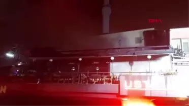 İSTANBUL-KADIKÖY'DE KAFE YANGINI