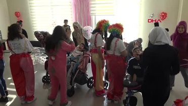 KAYSERİ'DE FİZİK TEDAVİSİ GÖREN ÇOCUKLARA MORAL ETKİNLİĞİ