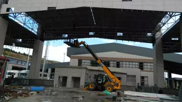 Türkgözü sınır kapısı inşaatı devam ediyor