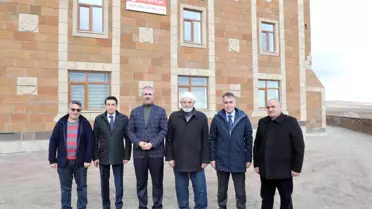 Bitlis Valisi Çağatay, Ahlatlı şehidin vasiyeti üzerine yaptırılan cami ve külliyeyi inceledi