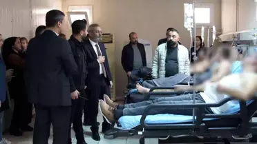 Bozdoğan, yaralı polisleri hastanede ziyaret etti