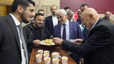 AK Parti Burdur milletvekillerinden salep ikramı