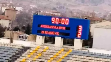 TFF 3. Lig: Kırıkkale BA: 3 23 Elazığ FK: 2