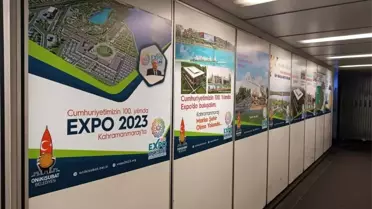 Havalimanlarına EXPO 2023 Onikişubat ve Kahramanmaraş afişleri asıldı