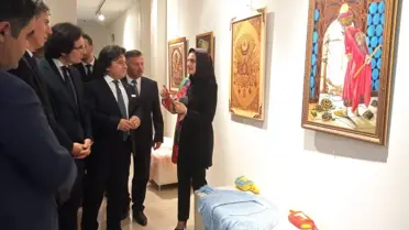 'Parmaklıklar Ardındaki Sanat' sergisi Anadolu Adalet Sarayı'nda açıldı