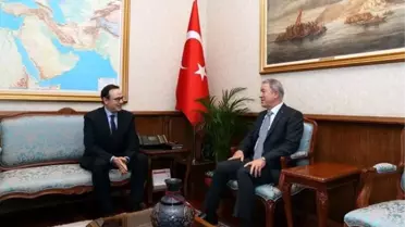 Bakan Akar, Türkiye'nin Kosova Büyükelçisi olarak atanan Angılı'yı kabul etti
