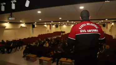 Kartal Belediyesi'nden Afet Gönüllülerine Eğitim