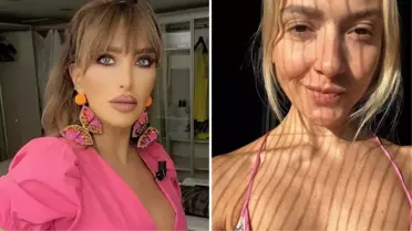 Seren Serengil, Hadise'nin makyajsız pozlarını topa tuttu! Kurbağa Kermit'e benzetti