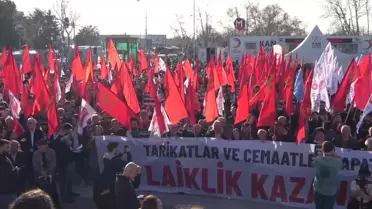 Sosyalist Güç Birliği'nin Tarikatlara Karşı Eylemine Saldırı Girişiminde Bulunuldu
