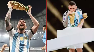 Messi'den tarihe geçen paylaşım! Kupalı fotoğraflarına beğeni yağdı
