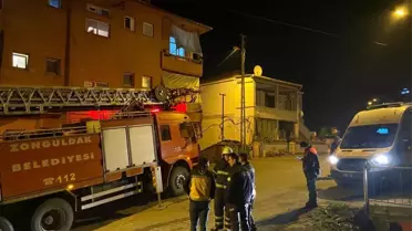 Çatı yangını ekipleri harekete geçirdi