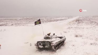 Rus ve Belarus askerlerinden ortak savaş tatbikatı