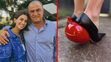Buse Terim Bahçekapılı, özel tasarım topuklu ayakkabısıyla eleştirilerin odağı oldu