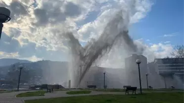 ZONGULDAK - İçme suyu iletim hattına verilen zarar nedeniyle iş yerlerini su bastı