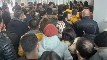 DİLUCU SINIR KAPISI'NDA IMEI KUYRUĞU