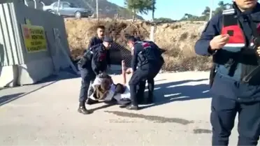 Bağımsız Maden-İş Sendikası'nın Polyak Madencilik'in Önündeki Protestosuna Jandarma Müdahale Etti: 2 Gözaltı