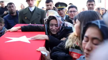 Kuzey Irak şehidi son yolculuğuna uğurlandı