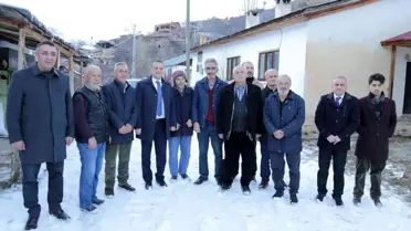 Vali Taşbilek'ten yılın son günlerinde köy ziyaretleri