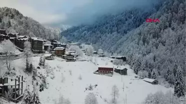 AYDER YAYLASI BEYAZA BÜRÜNDÜ