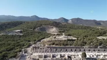 Kibyra'da ayağa kaldırılan anıtsal çeşmeden 1300 yıl sonra su akacak