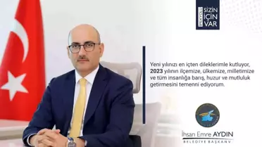 İpekyolu Kaymakamı ve Belediye Başkan Vekili İhsan Emre Aydın'ın yeni yıl mesajı