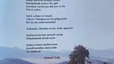 Ahmet Telli'nin Antalya Şiiri İlk Kez Yayımlandı
