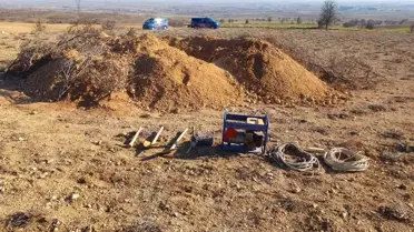 Kolay para kazanma hayaliyle devasa tünel kazdılar