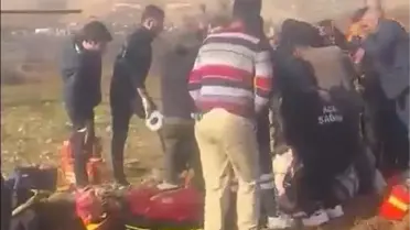 ASKERİ HELİKOPTER, AYAĞINI ÇAPA MAKİNESİNE KAPTIRAN MEHMET ALİ İÇİN HAVALANDI