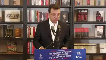 İmamoğlu: 'Siyaseti Araç Değil, Amaç Haline Getiren İnsanlar, Memlekete Hayatı Zehir Ederler'