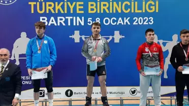 Ağrılı halterci Yusuf Ülker, Türkiye şampiyonu oldu