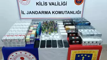 Kilis'te 690 paket kaçak sigara ele geçirildi