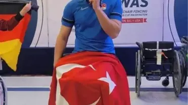 Hakan Akkaya, IWAS Tekerlekli Sandalye Eskrim Dünya Kupası'nda şampiyon oldu