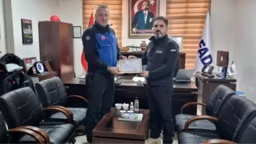 AFAD personellerine Vali Dr. Kızılkay 'Teşekkür Belgesi' gönderdi