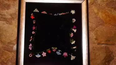 Asırlık yazma oyaları tabloya dönüştü