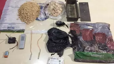 Afrin'de toprağa gömülü 3,1 kilo EYP ele geçirildi